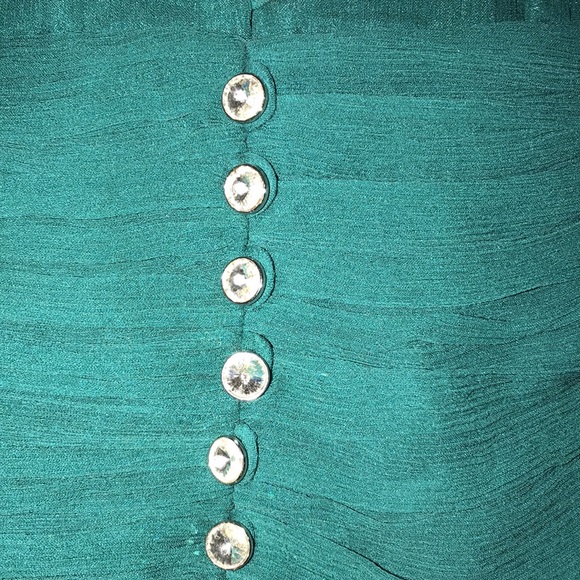 NWT Donna Ricco Draped Silk Top - Picture 4 of 11